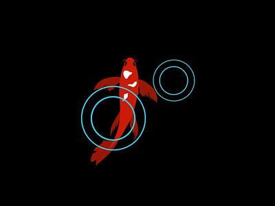 Swimming Koi SVG Animation after effects animation bodymovin illustration interactive animation lottie svg animation web development