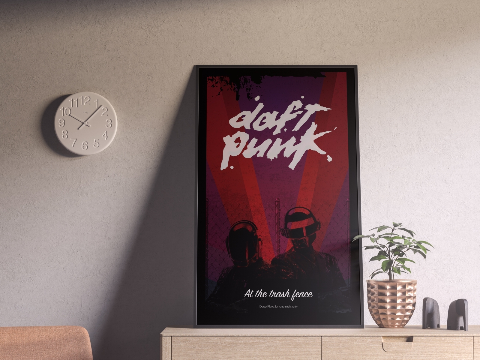 Daft Punk Poster by James on Dribbble