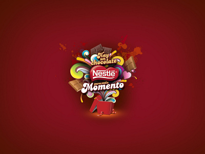 nestledulzura branding design illustration illustrator logo nestle photoshop promotion typography vector