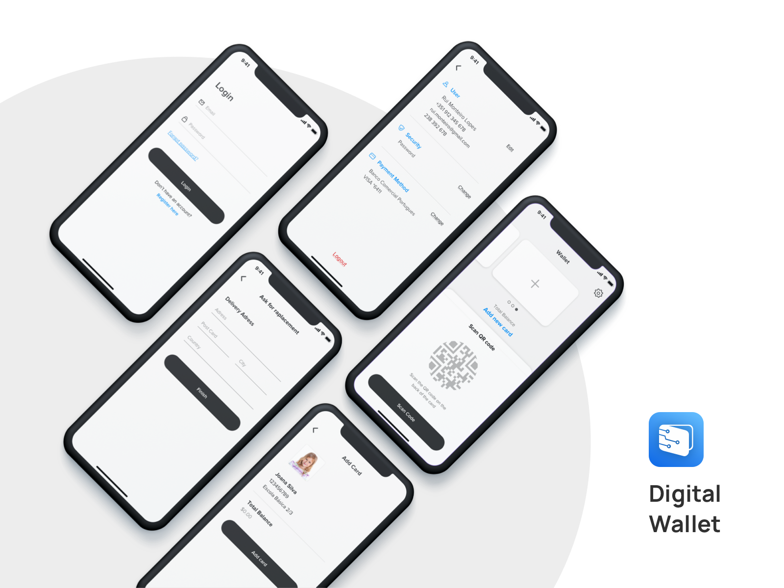 Digital Wallet App by Maria Francisca Fonseca on Dribbble