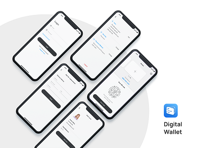 Digital Wallet App app card design digital wallet ios iphone product ui ui design uiux ux uxdesign wallet