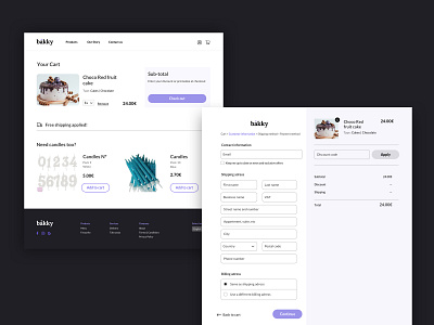 Cart Bakery Shop branding buy cart customer delivery design forms information landingpage product ui ux web design website