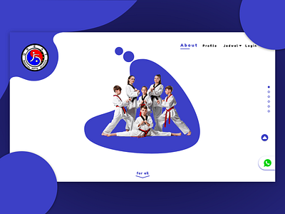 Great Martial Arts website design design ui ux web