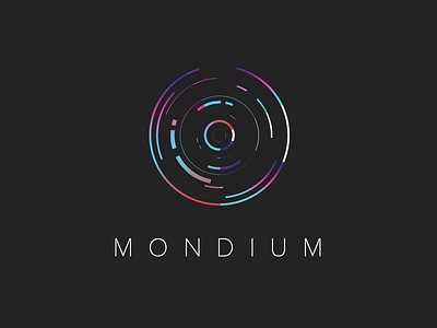 Mondium Identity brand branding chart data graph identity logo mark startup tech visualize