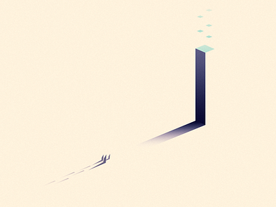 the architects isometric minimal shadow simple