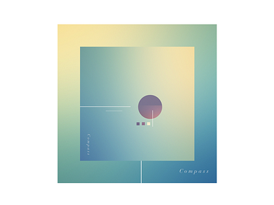 Arthur - Compass abstract album art geometric gradient music shape