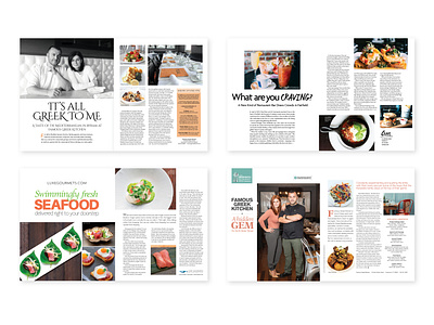 Restaurant Custom Content – Spreads by Molly Cottingham on Dribbble