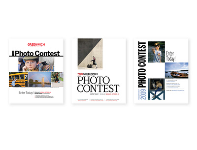 Yearly Photo Contest for Greenwich CT design editorial design layout magazine design promotional design