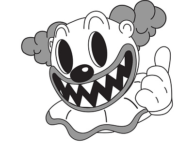 clown cartoon clown illustration