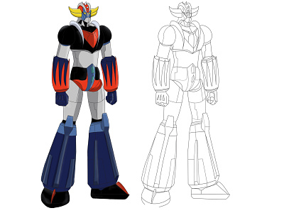 Grendizer anime grendizer illustration