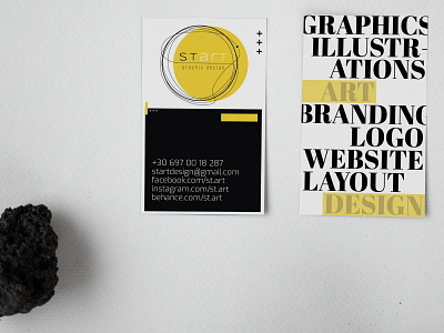 St.art Business Card branding des design graphic design logo typo typography vector