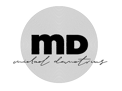 Logo for Michael Dimitrius branding des design graphic design illustration logo typo typography vector