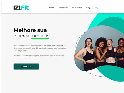 site IZIFIT animation branding graphic design motion graphics ui