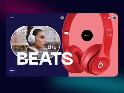 Beats concept beats design headphones ui ux web web design website
