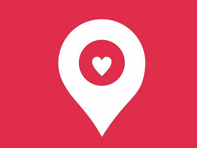 Minimal Love Location landmark location love mark minimal