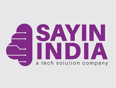 SayIn India Logo branding coimbatore graphic design illustration india ingenious logo minimal mock up typography