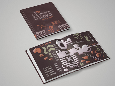 Libro editorial | El alumno nuevo design diseñografico flat illustration typography vector