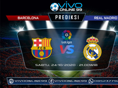 Prediksi Barcelona Vs Real Madrid 24 Oktober 2020 barcelona deposit pulsa el clasico liga spanyaol prediksibola pulsatanpapotongan realmadrid situsslotterbaik vivoonline99 vivotopscore