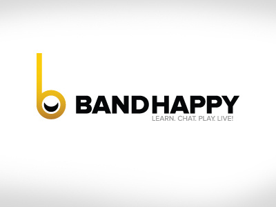Bandhappy Logo logo music yellow