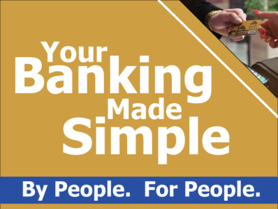 People Bank Ad branding design logo minimal typography web