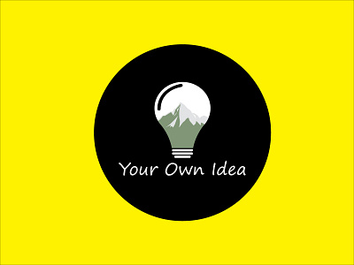 Your Own Idea bright bulb business concept creative creativity design idea innovation inspiration lamp light lightbulb solution success symbol technology vector