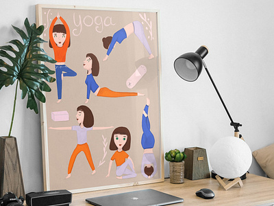 Yoga Pose Poster