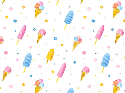 Kids Pattern: Ice Cream
