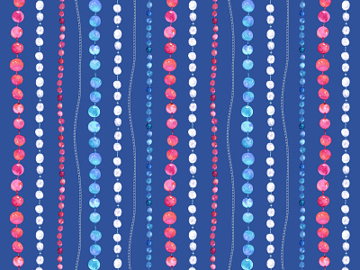 Watercolor Beads fabric pattern illu illustration jewelry pattern pattern design pattern designer surface pattern textile textile pattern watercolor watercolor drawing watercolor illustration