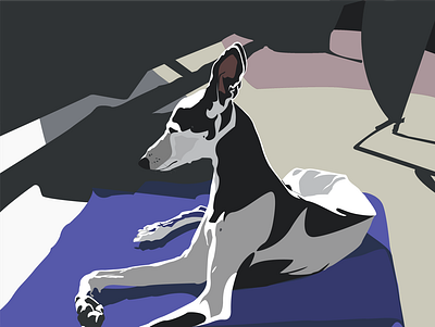 Gobi joon adobe illustrator dog vector vector art