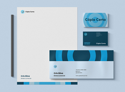 Cópia Certa - Stationery brand graphic design print making print shop printing