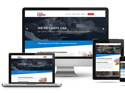 Chefs USA Website web design