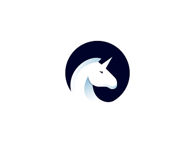 U N I C O R N animal logos icon illustrator logo logo design