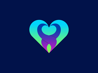 Heart Logo Exploration With Color