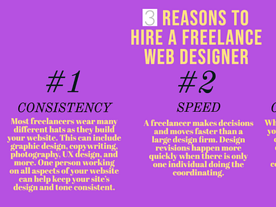 3 REASONS TO HIRE A FREELANCE WEB DESIGNER