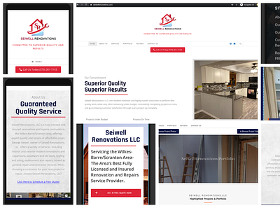Seiwellrenovations.com Project construction content contractor development leads quote seo website