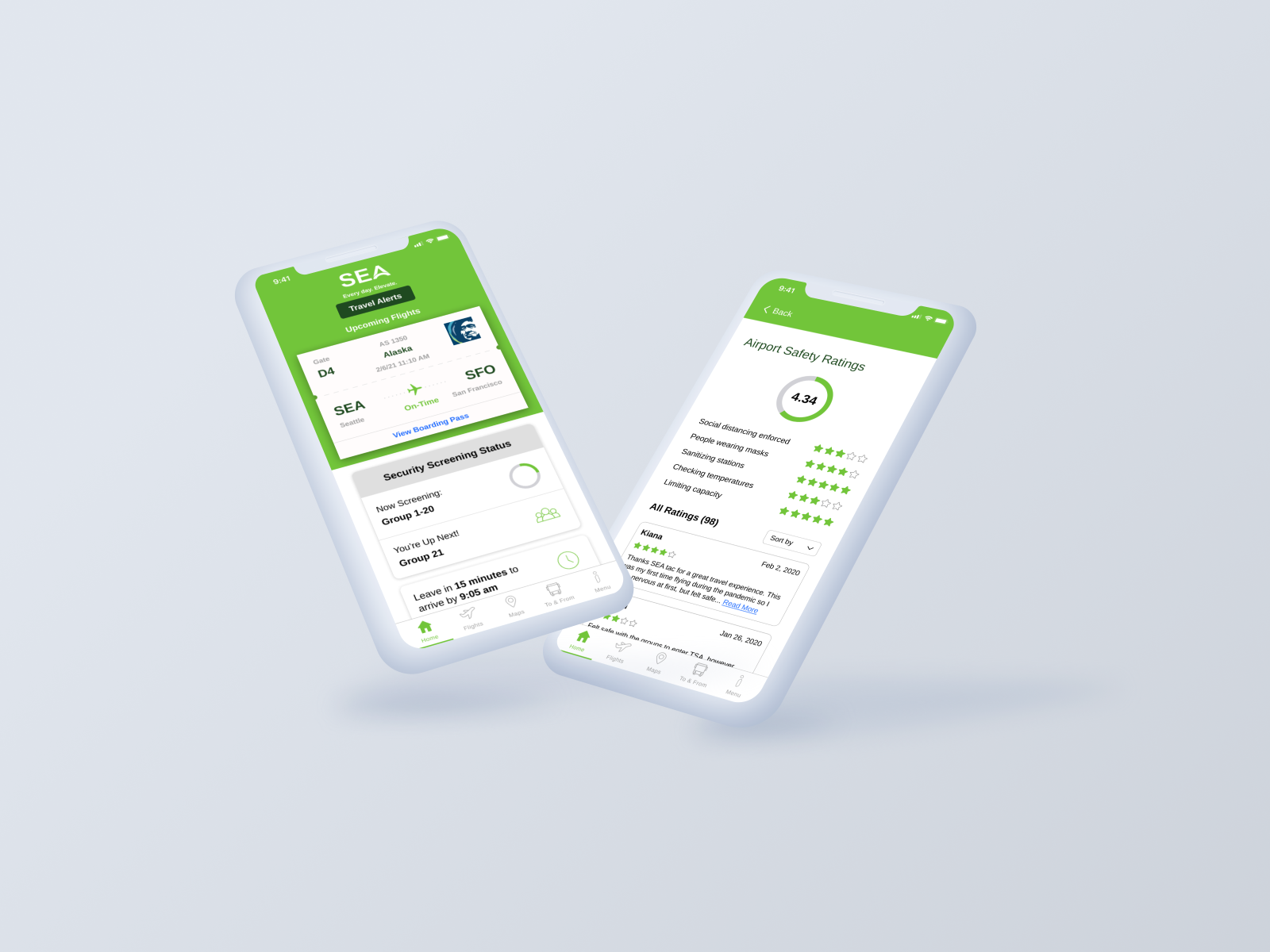 New feature to FlySEA App by Serina Wei on Dribbble