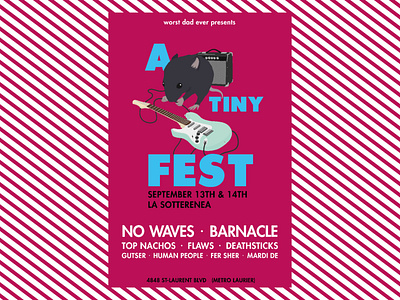 Flyer design - A Tiny Fest