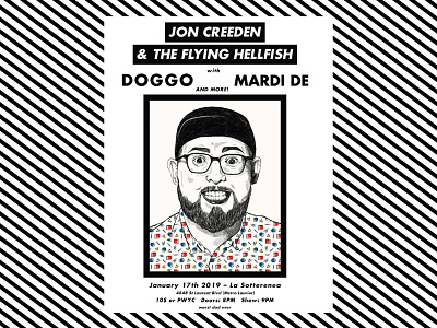 Flyer design - Jon Creeden