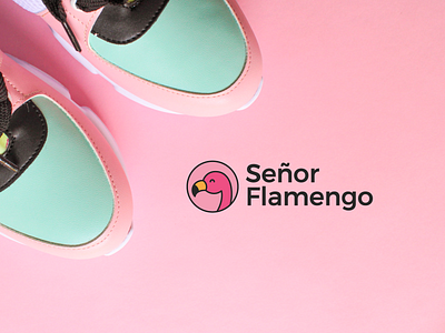 Señor Flamengo branding design illustration logo minimal typography vector