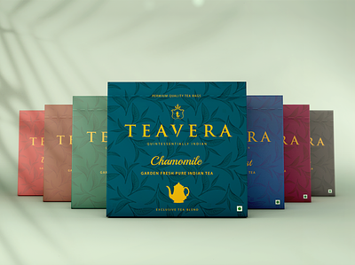 Tea Product Design - Teavera 3d branding design illistration package tea packaging tea product ui ux vector