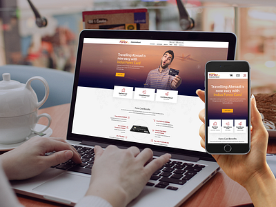 Redesign - Indus Forex Card Landing Page
