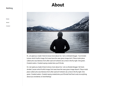 A clean WordPress theme