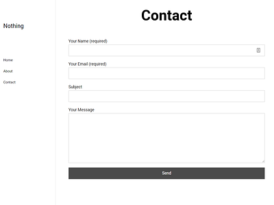 Contact design ui web