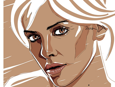 Charlize Theron adobe art digital portrait drawingart erotica fashion illustration fashion illustrator illustration illustration digital illustrations vector illustration