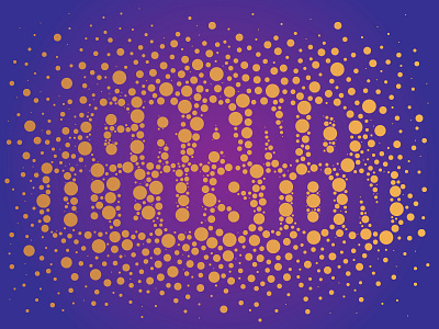 Grand Illusion annual benefit colorblind test thing cph dots gold grand illusion illusion