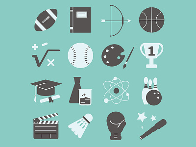 Icons icons illustration science sport