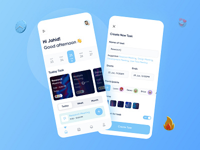 Task Manager App app design clean design designinspiration dribbblers minimal design minimal ui piqo sajon task app task manager app ui design ux design