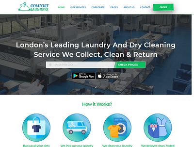 Home Comfort Laundrys webdesigning webdevelopment