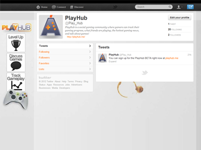 Twitter Background background controller gaming playhub twitter