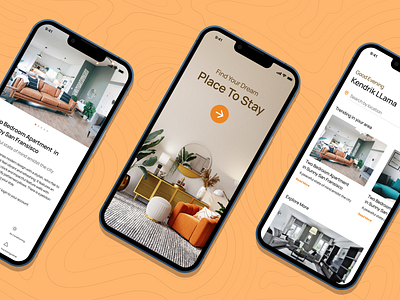 Apartment Rental App apartment condominium dailyui design illustration real estate ui ux ux design web design